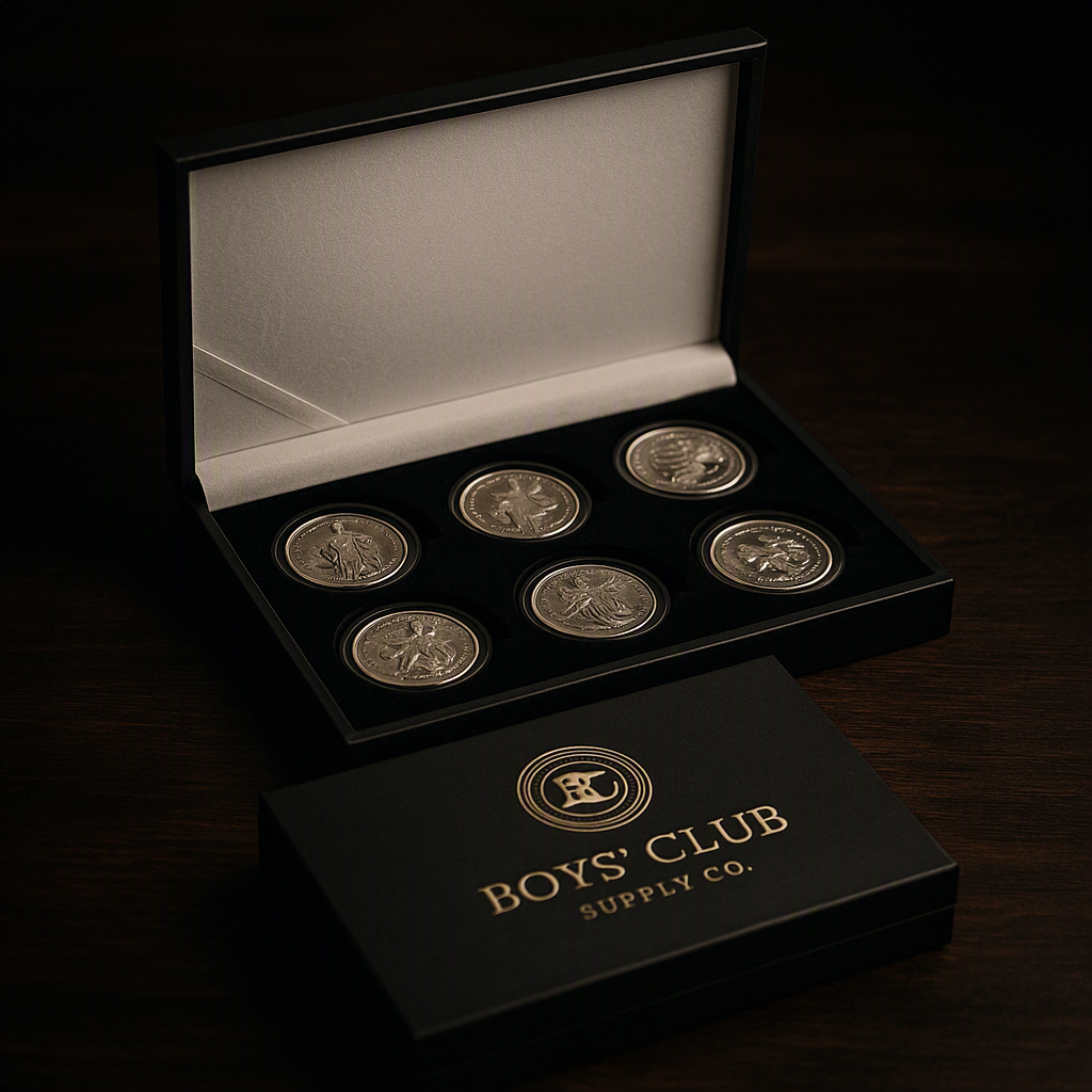 Collectible Coins Holder Challenge Medal Coin Display Case Black Storage Gift Box for Home Decor Desk Organizer For Collectors