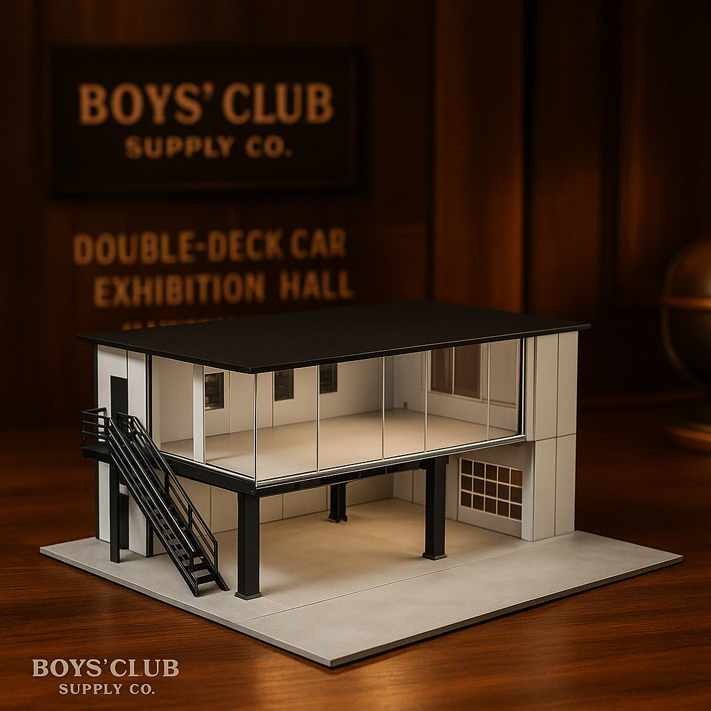 *Pre-order*MoreArt 1/64 Double Layer Car Showroom Repair Workshop Scene Model Garage Layout For Display Hobby Collectible Decor