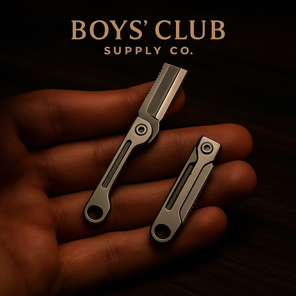 1Pc Stainless Steel Mini Folding Knife - Multi-Function Pocket Tool Keychain for Outdoor Camping & EDC