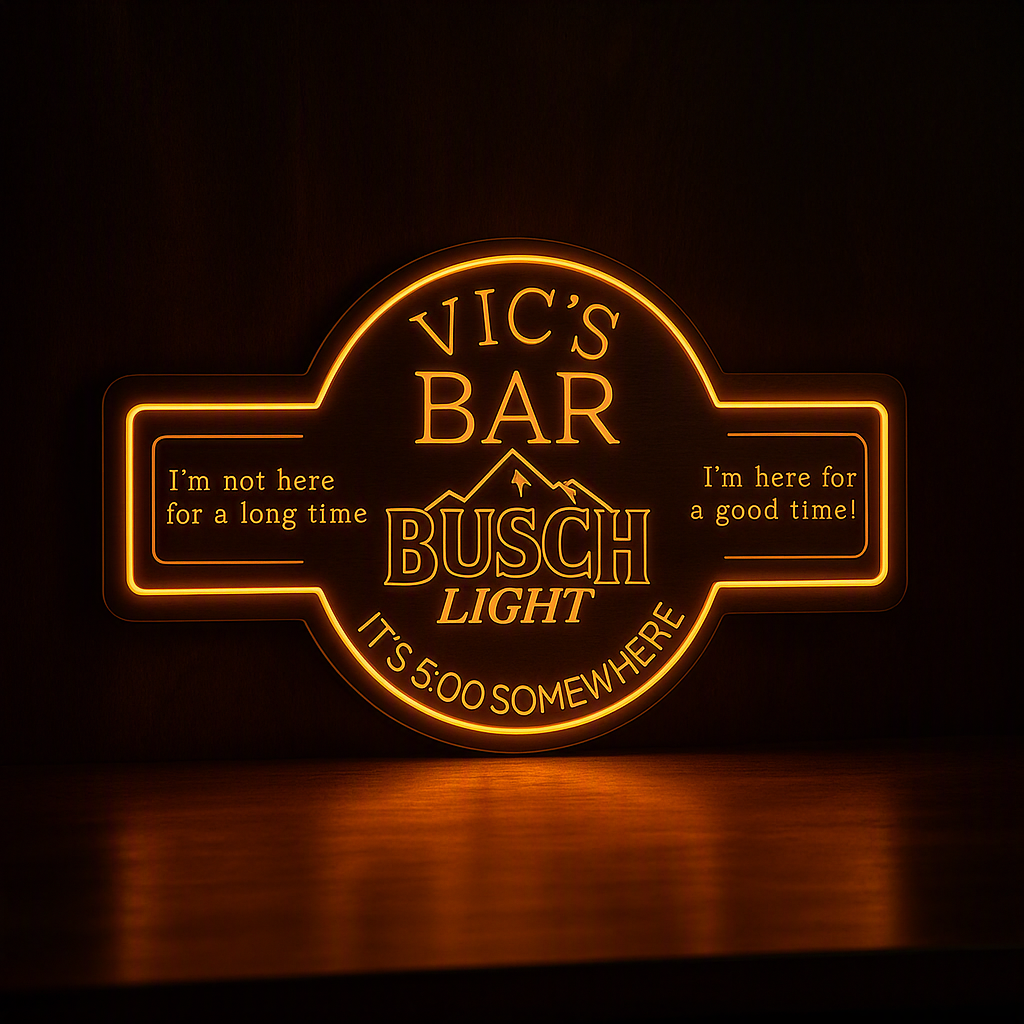 Custom Man Cave Beer Bar Sign, Personalized Father's Day gift, Beer Mug Neon Sign, LED Bar Decor, Neon Pub Decor