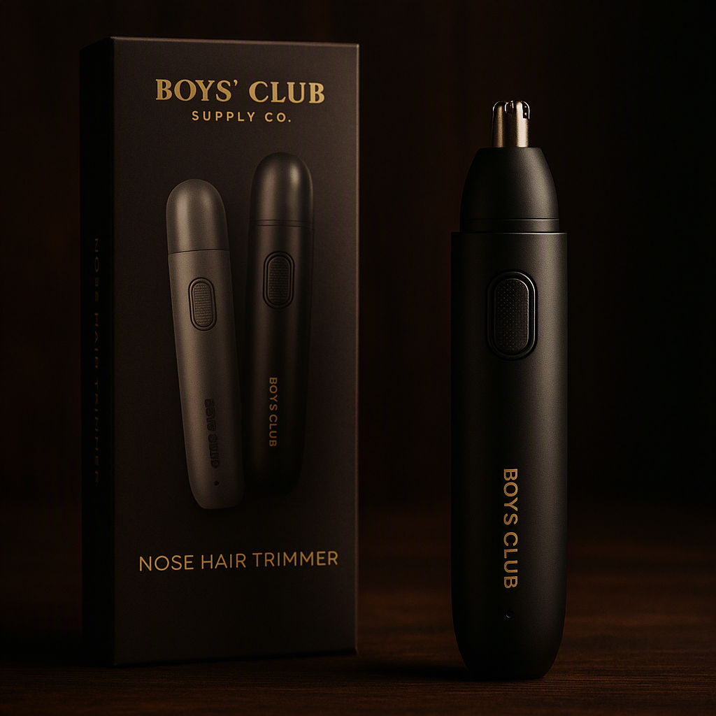 MAXGROOM Nose Hair Trimmer for Men Rechargeable 360 Rotating Dual-Blade Electric Shaver Eyebrows Nose Hair Trimmer Painless Safe
