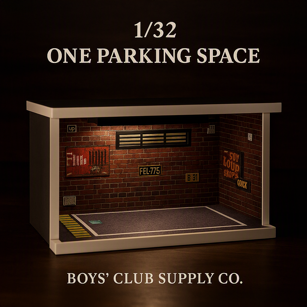 1/32 1/24 1/18 Scale Lighting Parking Lot Assembly Toy Diecast Alloy Model Car Garage DIY Scene Collection Display Toy Car Gift