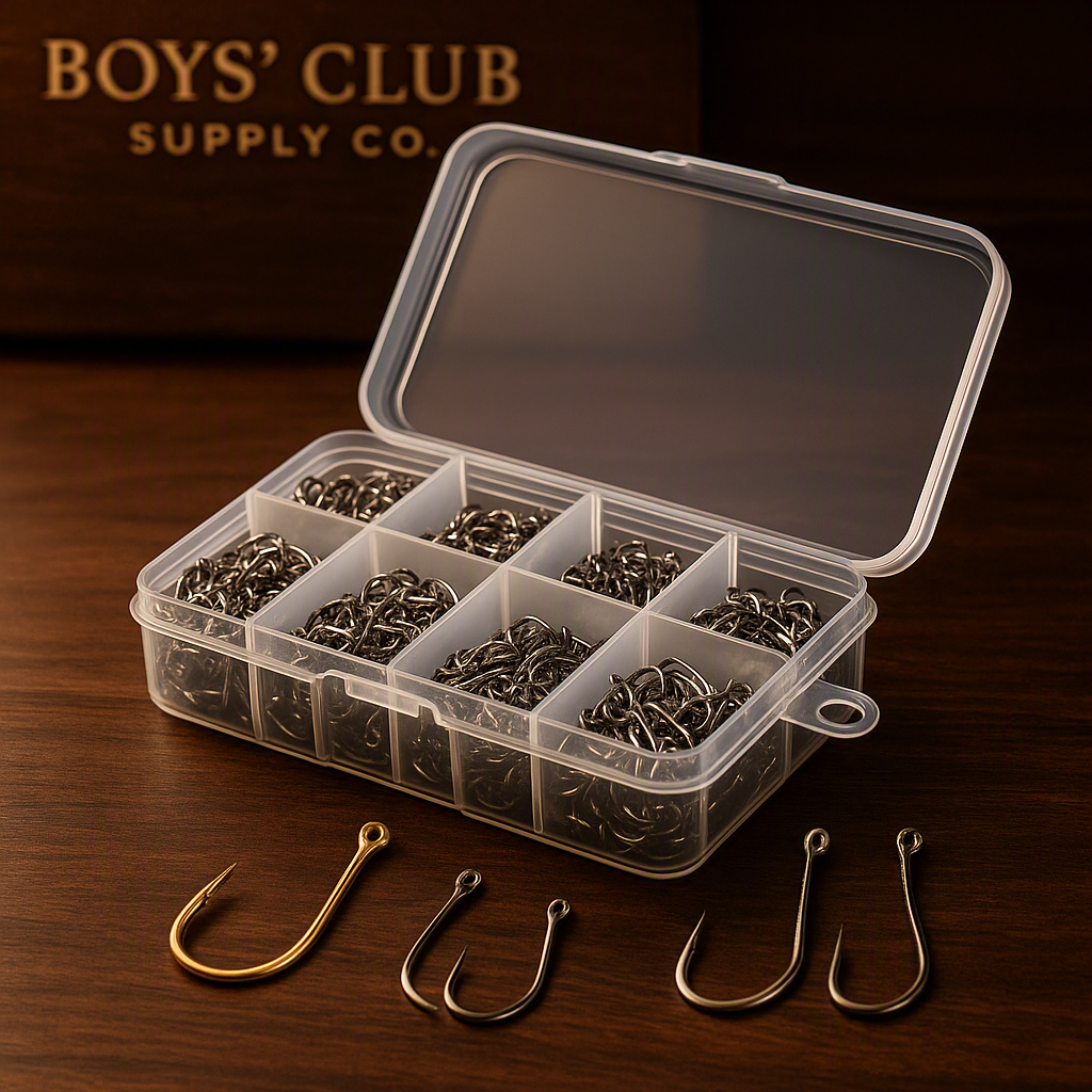 Fishing Hooks Set 100Pcs Box 10 Series High Carbon Steel Single Circle Fishing Hook Fly Fishing Jip Barbed Carp Hooks
