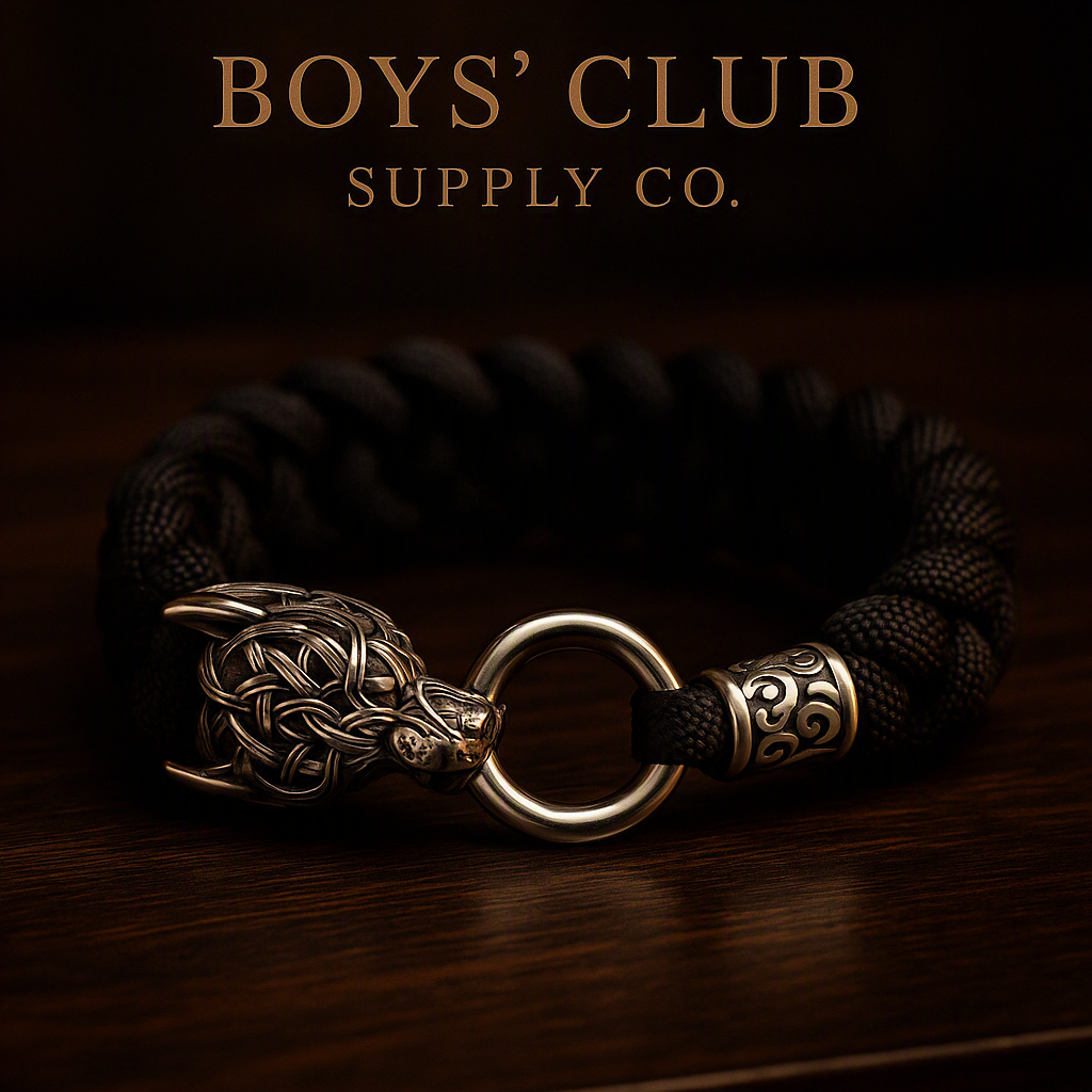 Vintage Norse Runes Celtic Wolf Survival Rope Bracelets Men Handmade Outdoor Stainless Steel Lanyard Wristband Vikings Jewelry