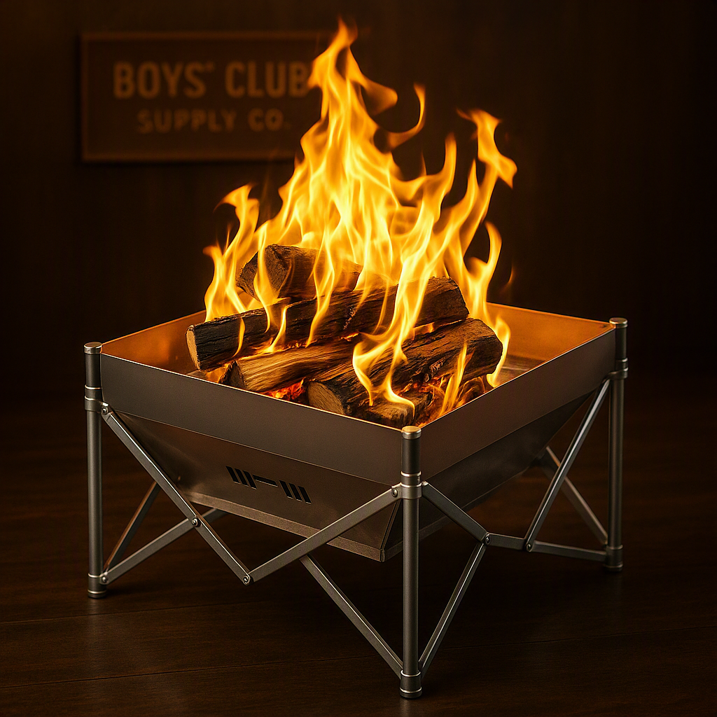 Modern Iron Fire Pits For Outdoor Heaters Barbecue Grill Portable Folding Creative Winter Leisure Outdoor Camping Campfire Frame
