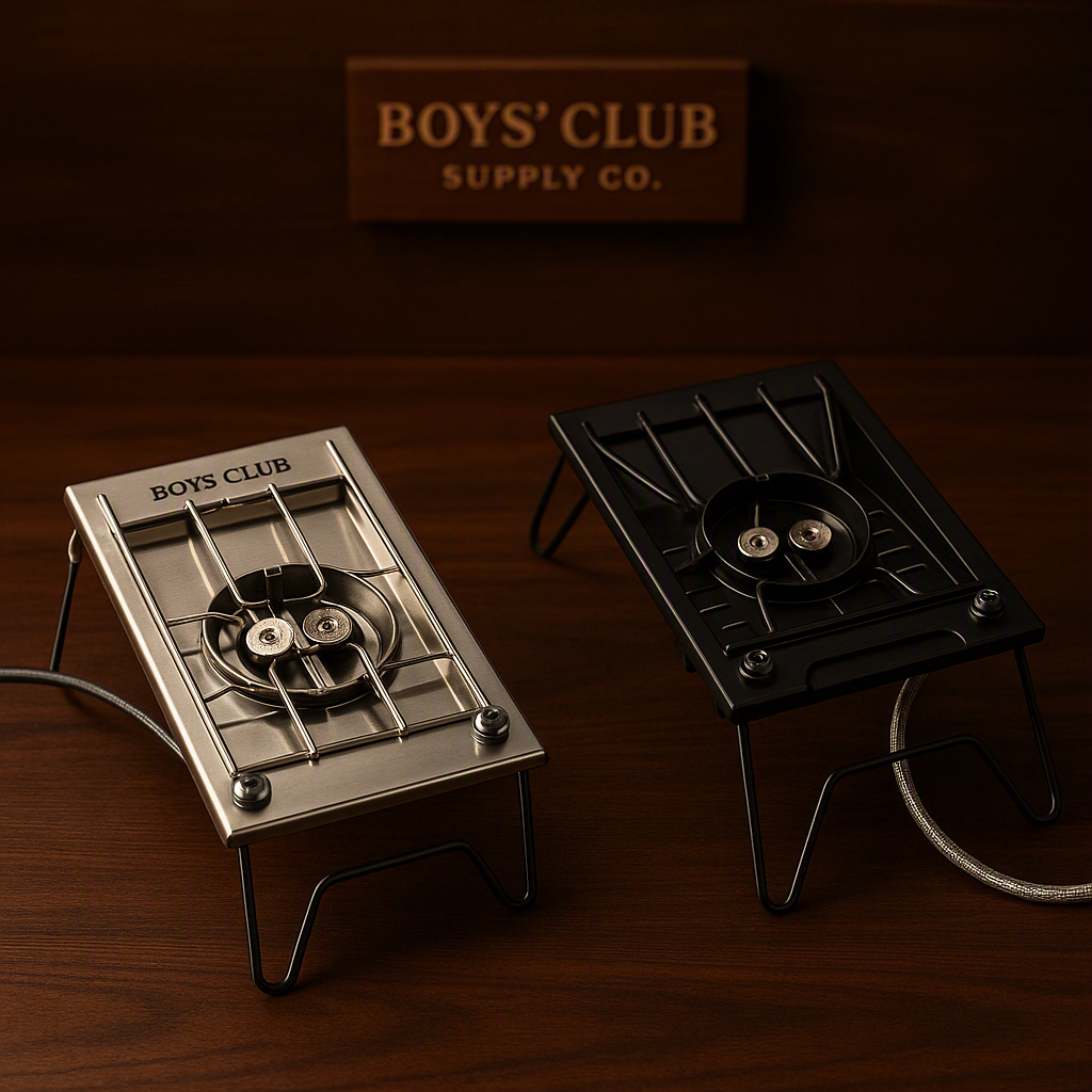 8000W IGT Gas Sinking Stove 3 Burner Stainless Steel Portable Camping Stove Desktop Brazier Grill Windproof Butane Propane