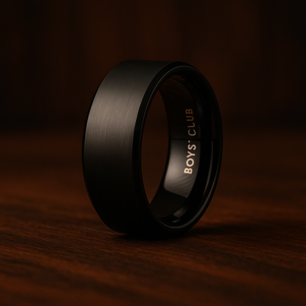 Stainless Steel Rings for Men, Colors: Black Golden Silvery Color, US Sizes 6-13, Men's Simple Band Rings