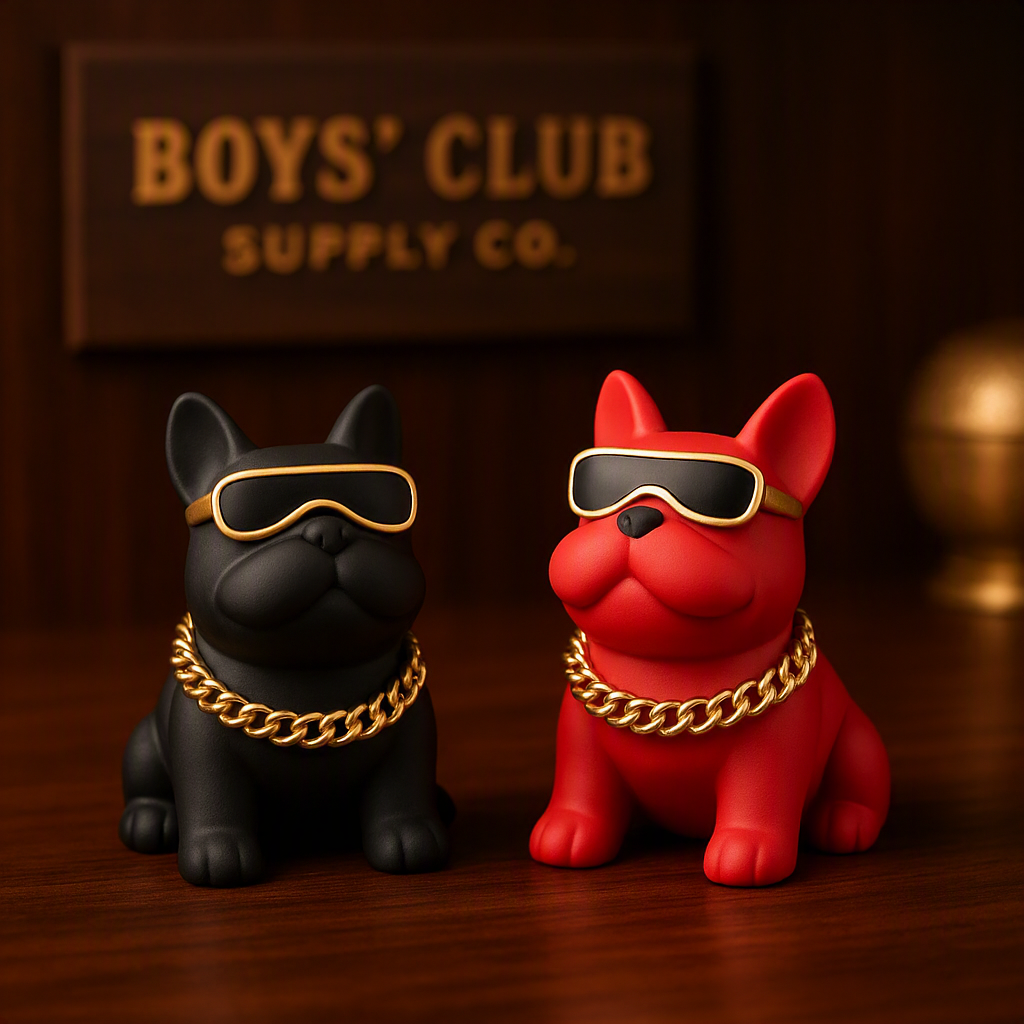 Wear-resistant Bulldog Car Ornaments Feel Comfortable Resin Material Car Dashboard Decoration Car Accessories Interior Decor