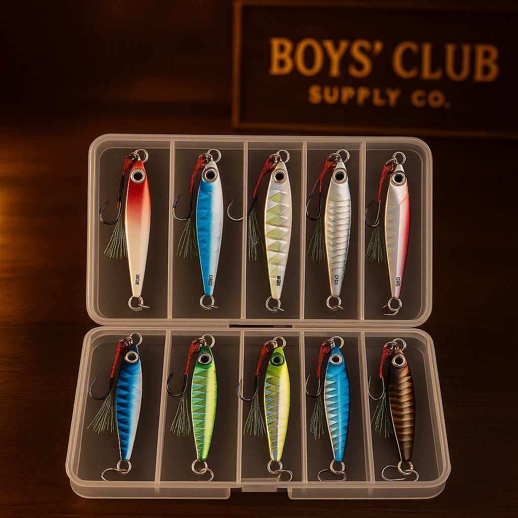 5pcs Metal Jig Fishing Lure Weights 7g-40g Trolling Hard Bait Bass Fishing Bait Tackle Trout Jigging Lure Jigs Saltwater Lures